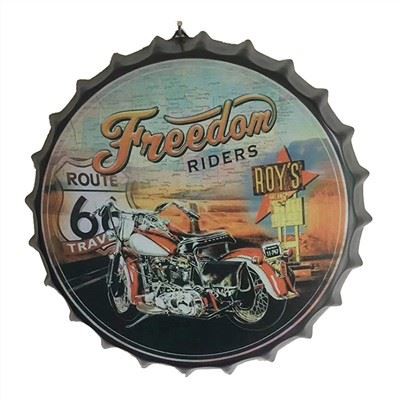 سجاوٹ کے لیے بیئر کی بوتل کے ڈھکن